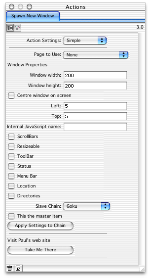 Spawn Interface Spawn New Window